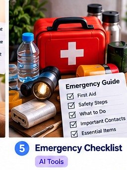 Emergency supplies and checklist