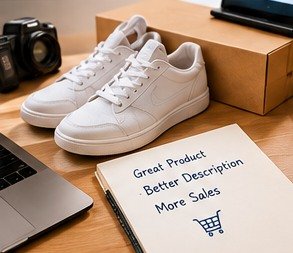 Laptop and notes on a desk
