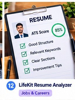 Resume draft beside a laptop